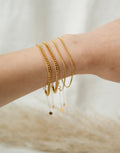 18K Solid Gold Curb Bracelet, Adjustable Gold Chain Bracelet, Dainty Minimalist Bracelet, Gift for Her